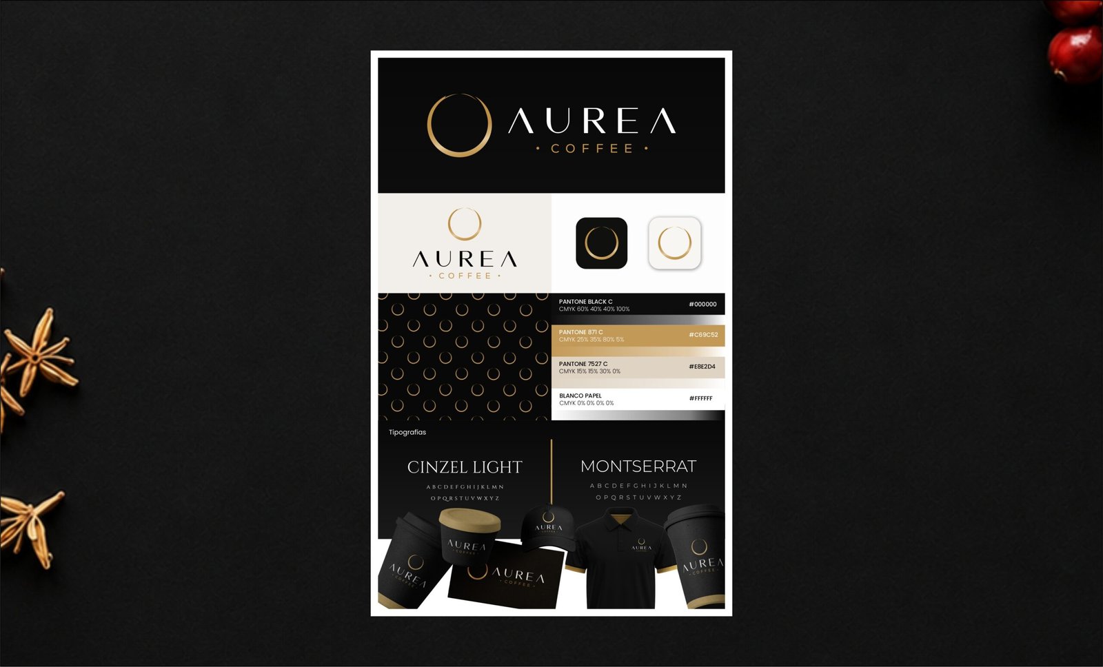 Identidad Visual/Marca de Aurea - Creada por Bendack Suite
